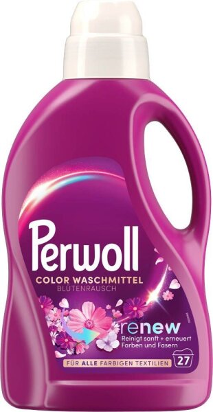 Perwoll COLOR BLÜTENRAUSCH renew Waschmittel flüssig, 1,35 l