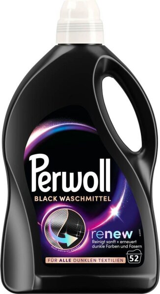 Perwoll BLACK renew Waschmittel flüssig, 2,6 l
