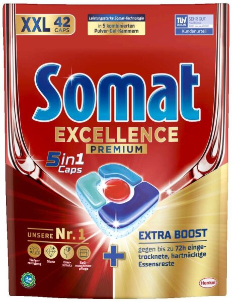 Somat EXCELLENCE PREMIUM 5in1 Spülmaschinentabs 42 St.  ( SCP5X )