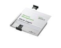 DURABLE Türschild INFO SIGN Metall silber DIN A6...