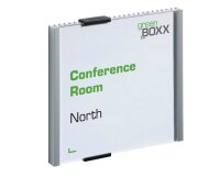 DURABLE Türschild INFO SIGN Metall silber 14,9 x...
