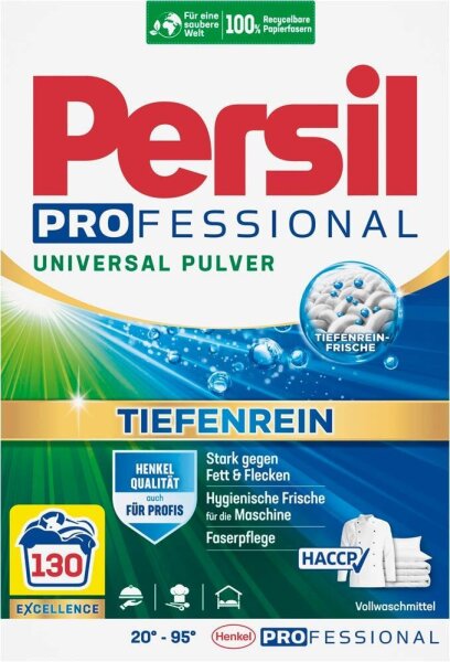 Persil PROFESSIONAL UNIVERSAL PULVER TIEFENREIN Waschmittel Pulver, 7,8 kg  ( PUPPR )