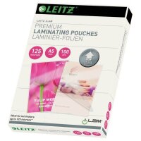 LEITZ Laminierfolien UDT glänzend für A5 125 micron, 100 St.