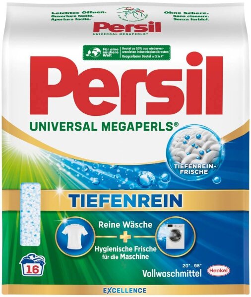 Persil UNIVERSAL MEGAPERLS TIEFENREIN Waschmittel Perls, 1,04 kg