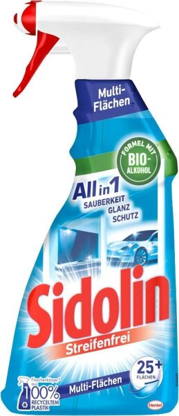 Sidolin All in 1 Multi-Flächen Glasreiniger 500 ml, 1 St.