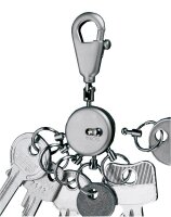 TROIKA® Schlüsselanhänger PATENT silber