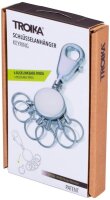 TROIKA® Schlüsselanhänger PATENT silber