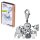 TROIKA® Schlüsselanhänger PATENT silber