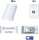 AVERY Zweckform Namensschilder mit Magnet 7,0 x 3,0 cm, 1 Set