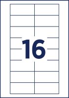 AVERY Zweckform Namensschilder mit Magnet 8,0 x 3,4 cm, 1 Set