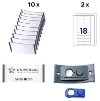 AVERY Zweckform Namensschilder mit Magnet 7,0 x 3,0 cm, 1...