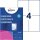 AVERY Zweckform XL Namensschilder 10,5 x 14,8 cm, 13 Blatt