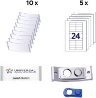 AVERY Zweckform Namensschilder mit Magnet 6,8 x 2,2 cm,...