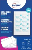 AVERY Zweckform Einsteckschilder für Namensschilder...