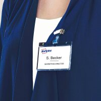AVERY Zweckform Namensschilder mit Clip 85,0 x 54,0 mm, 25 St.