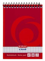 herlitz Collegeblock x.book kariert DIN A7 ohne Rand, 1 St.