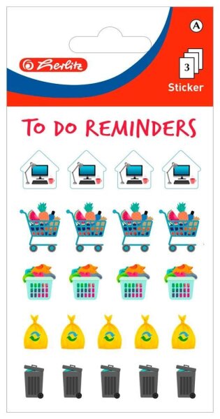herlitz Aufkleber Planer-To do Reminder verschiedene Motive,