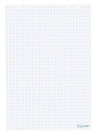 herlitz Flipchart-Papier kariert 65,0 x 98,0 cm, 20...