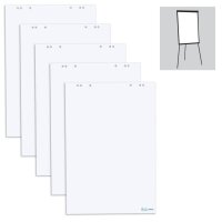herlitz Flipchart-Papier blanko 65,0 x 98,0 cm, 20 Blatt,...