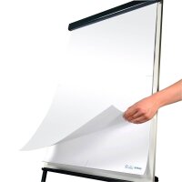 herlitz Flipchart-Papier blanko 65,0 x 98,0 cm, 20 Blatt, 5 Blöcke