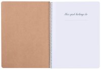 herlitz Collegeblock Pure Glam kariert DIN A4 mit Rand, 1 St.  ( 400134075 )