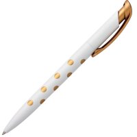 herlitz Kugelschreiber Pure Glam weiß mit goldenen...