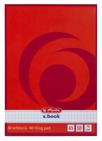herlitz Briefblock x-book DIN A5 kariert, 1 St.