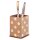 herlitz Stiftehalter Pure Glam braun mit metallic Punkten Karton 6,5 x 6,5 x 10,0 cm
