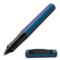Pelikan Pina Colada Holo Tintenroller Metallic-Blau 0,7...