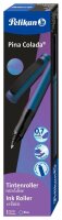 Pelikan Pina Colada Holo Tintenroller Metallic-Blau 0,7 mm, Schreibfarbe: blau, 1 St.