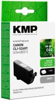 KMP  grau Druckerpatrone kompatibel zu Canon CLI-526 GY