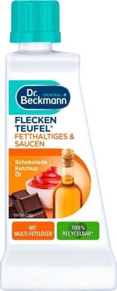 Dr.Beckmann FLECKENTEUFEL FETTHALTIGES & SAUCEN Fleckenentferner flüssig, 50,0 ml