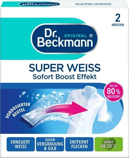 Dr.Beckmann super weiß Mitwaschbeutel Beutel, 80 g