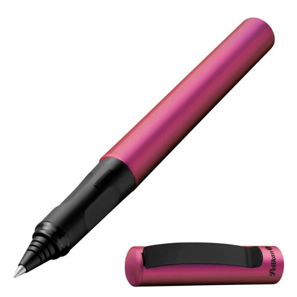 Pelikan Pina Colada Holo Tintenroller Metallic-Pink 0,7 mm, Schreibfarbe: blau, 1 St.