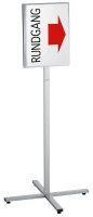 DURABLE Infoständer INFO STAND OUTDOOR silber DIN A3...