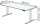 Kerkmann Move 3 elektrisch höhenverstellbarer Schreibtisch weiß rechteckig, T-Fuß-Gestell weiß 180,0 x 80,0 cm
