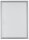 DURABLE  Klapprahmen silber 48,0 x 65,0 cm, 1 St.