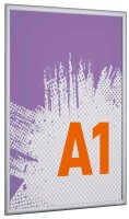DURABLE  Klapprahmen silber 66,0 x 90,0 cm, 1 St.