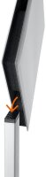 DURABLE Infoständer INFO STAND OUTDOOR silber DIN A4 63,8 x 63,8 x 134,8 cm, 1 St.