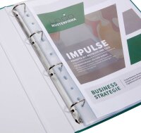 DURABLE Prospekthüllen PREMIUM Recycling DIN A4 transparent genarbt 0,08 mm, 40 St.