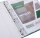 DURABLE Prospekthüllen PREMIUM Recycling DIN A4 transparent genarbt 0,08 mm, 40 St.