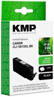 KMP  schwarz Druckerpatrone kompatibel zu Canon CLI-581...