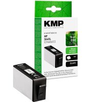 KMP  schwarz Druckerpatrone kompatibel zu HP 364XL (CN684EE)