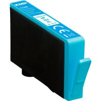 KMP  cyan Druckerpatrone kompatibel zu HP 364XL (CB323EE)