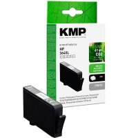 KMP  Foto schwarz Druckerpatrone kompatibel zu HP 364XL...