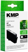 KMP  Foto schwarz Druckerpatrone kompatibel zu HP 364XL...