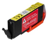 dots  gelb Druckerpatrone kompatibel zu Canon CLI-581 Y XXL