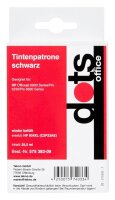 dots  schwarz Druckerpatrone kompatibel zu HP 934XL (C2P23AE)