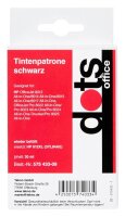 dots  schwarz Druckerpatrone kompatibel zu HP 912XL (3YL84AE)