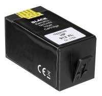 dots  schwarz Druckerpatrone kompatibel zu HP 912XL (3YL84AE)